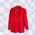 Blazer vermelho clássico