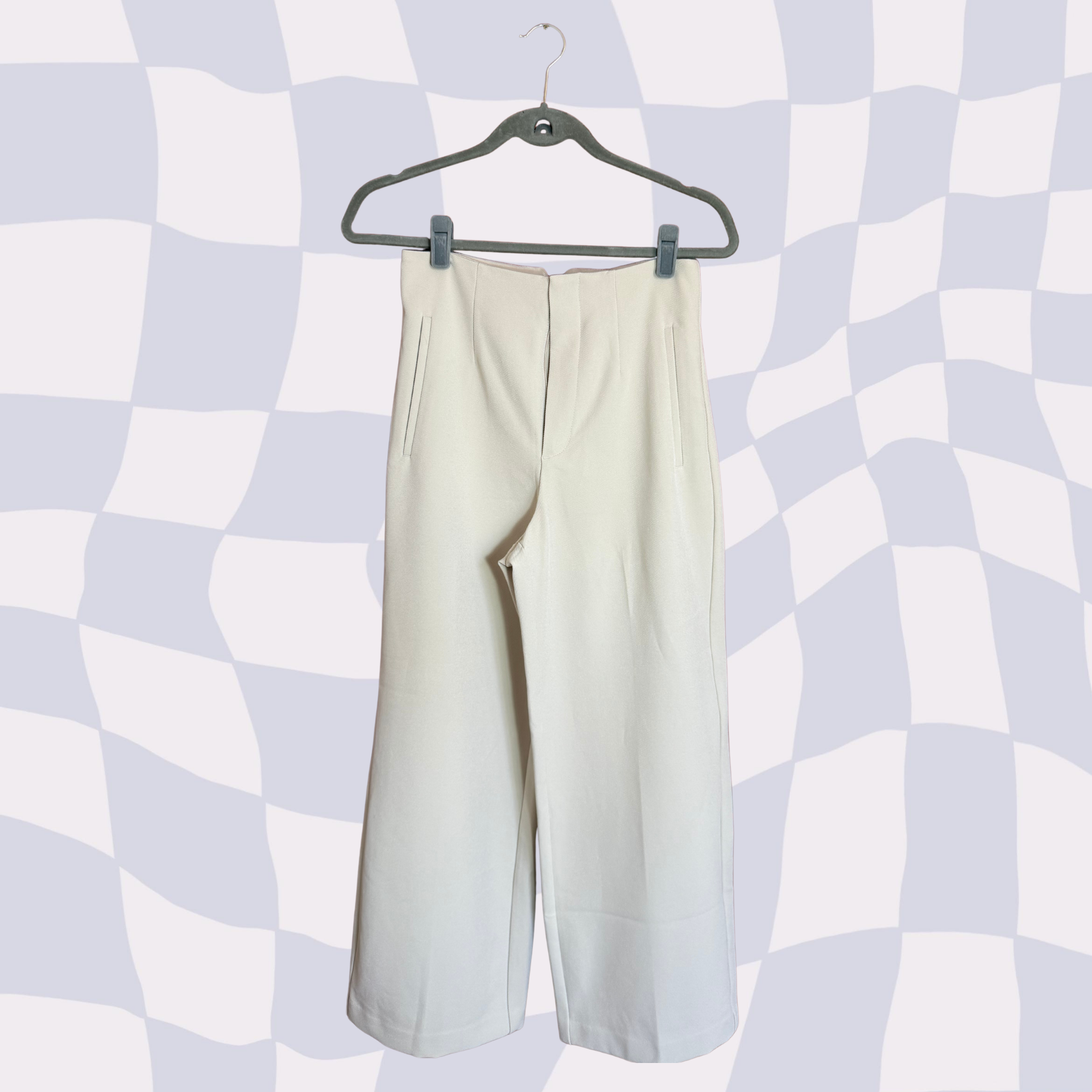 Calça pantalona branca