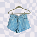 Short jeans estrelado